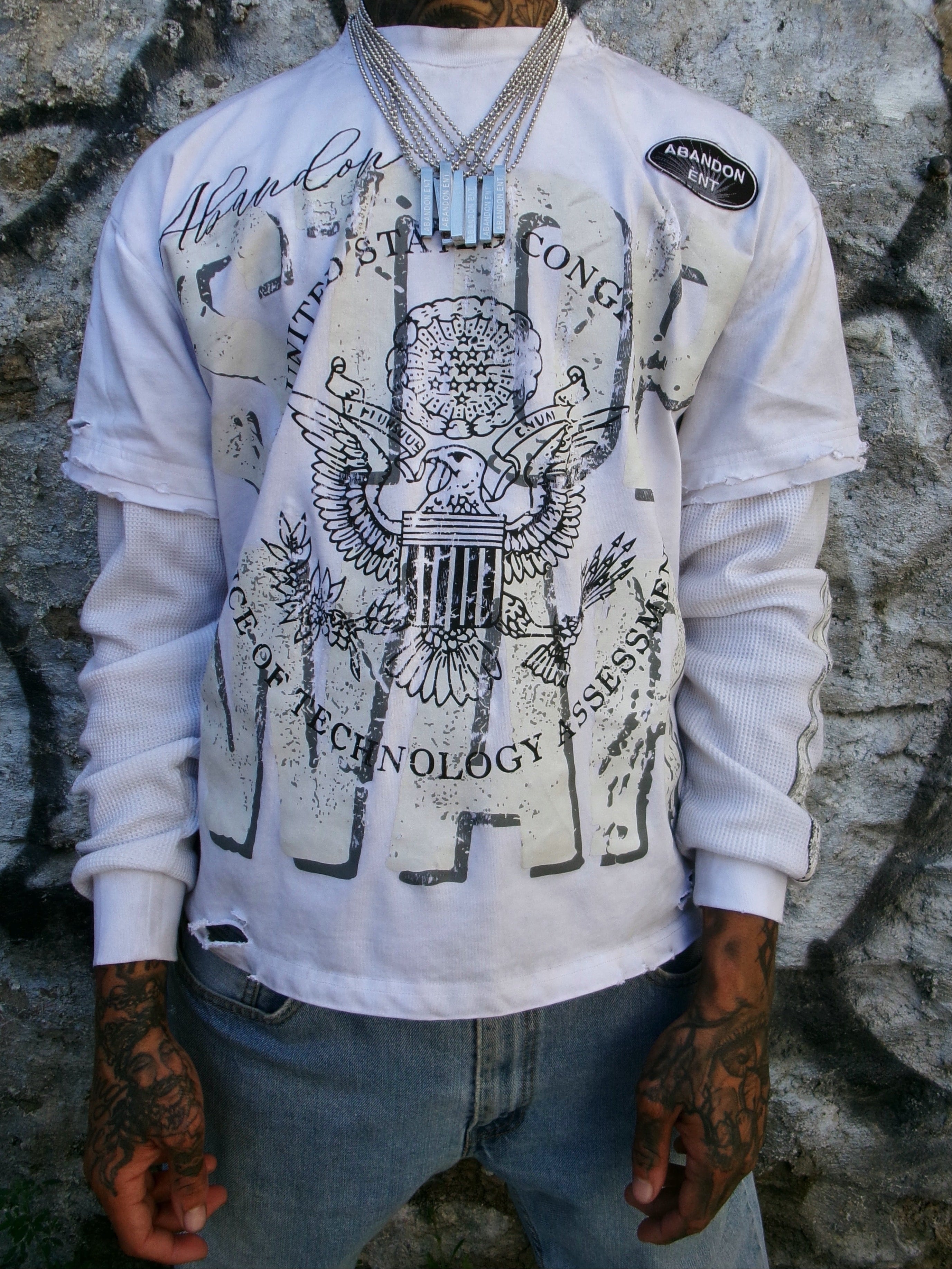 ABANDON WAR TEE 01